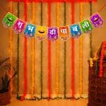 Zyozique Multicolor Diwali Banner, Diwali Decorations Banner