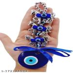 TRACES Plastic Evil Eye Hanging for Home | Nazar Battu for Home Protection | Shop Office and House Main Entrance Door Horses | Wall Hanging | 15*8*6cm
