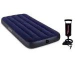 Intex Inflatable Classic Downy Airbed with Fiber-Tech Technology (PVC) With Hand Pump