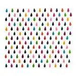 Comet Busters Multicolor Tear Drop Bindi For Women