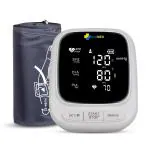 firstMED FM-02 Upper Arm's Automatic Talking Blood Pressure Monitor With Type-C Charging (White) Bp Monitor