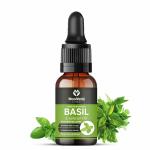 Moolveda 100% Natural & Therapeutic Grade Basil Essential Oil For Perfect For Cough, Colds, Clear Breathing, Pain, Mosquito Repellent, Aromatherapy, Relaxation, 20ML