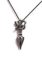 Astroghar Tibetan Auspicious Charm Protective Shree Ganesh Ganesha White Metal Pendant For Men And Women