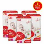 Coo Coo Newborn Baby Diaper-Pack of 5 (50 count)
