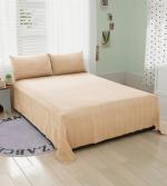 Belvostum Microfiber Checkered Double Bedsheet with 2 Pillows Covers 90x100 Inches