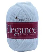Vardhman Knitting Yarn ELEGANCE BLANKET YARN (Pack of 2 balls - each ball -200 gm, total 400 gm) WHITE COLOUR