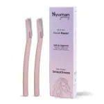 Hyuman Grooming Eyebrow & Facial Razor for Women| Face shaver for women facial hair| Pack of 2