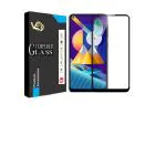 VILLA Tempered Glass for Samsung Galaxy M11 | Screen Protector Full HD Quality Edge to Edge Tempered Glass for Samsung Galaxy M11 (Black)