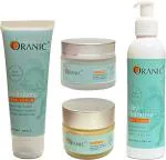 ORANIC Plant Derived Body Butter, Body Lotion, Face Cream and Face Scrub Paraben and SLS Free Orange Peel Extract (pack of 4)