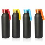 VAGMI Metal Sports Single Walled Water bottle for office,School(650ml) Multicolor | Pack of 1