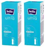 Bella Panty Ultra Extra Long Panty Liners ,36Pcs x pack of 2