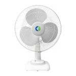 CG Flyair Table Fan | 400mm (40CM) | Smooth Oscillation | 3 Speed setting | Wider Blades | Elegant design | For Home, Kitchen, Office | Cloud White