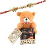 SurpriseForU Exclusive Dark Fantasy Chocolates With Teddy Bear, Elephant Rakhi