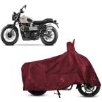 EGAL Waterproof Two Wheeler Cover for Triumph (Street Scrambler, Maroon)