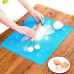 SAVREEN Silicon Fondant Rolling Mat or Silicone Baking Sheet Large Stretchable for Kitchen