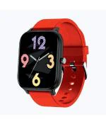 Zebronics Smart Watch Zeb fit 80ch Grey RED Touchscreen Fitness & Outdoor, Health & Medical, Notifier, Safety & Security, Watchphone Battery Runtime: Upto 30 Days