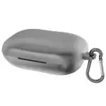 Capo Soft & Flexible Silicone Shockproof, Scratchproof Earbuds Cover Case Compatible for Skull Candy Push Active (Black)