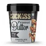 Kickass Peanut Butter, Powered with Probiotic. Chocolate 1kg (22g Protein, Veg, No trans fat, Gluten-free)