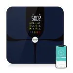 beatXP SmartPlus Pro BMI (Weighing Scale) with Bluetooth | Multi-user Body Fat Analyzer with 15 Key Indicators & High-Precision ITO Glass Sensors | Black