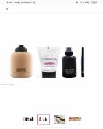 KASHIWA Fixer +Primer + Foundation + With Eyeliner Combo of 4 Iteam