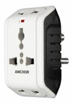 Anchor Universal Multi Plug Adaptor with Indicator