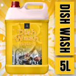 BLISS & BLUSH Dishwash Liquid 5 Liter Yellow Fragrance Dishwash Gel, Eco-Friendly, Non-Toxic, Biodegradable