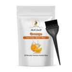 Herb Swift Full Body Wax Powder for Women- 10 Minutes Herbal Orange Hair Removal Wax Powder Easy to use at Home, No Chemicals - No Irritation, No Skin Rashes for Women and Girls -100 GM (Bikini Wax Powder with brush - Pack of 1)