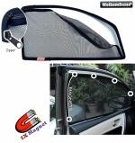 WolkomHome Car Sun Shade with Zipper Magnetic Curtain Windows Shades for XUV500 2011 to 2015