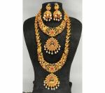 Gyaan Jewels Handmade Alloy Earring and Necklace Set Multicolor (Women) (Pack of 1) Free Size