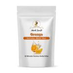 Herb Swift Wax Powder for Hair Removal for Women | Hair Removal Powder with Lemon | Painless Herbal Wax Powder for Hair Removal, All Skin Types Hands, Legs, Underarms, Bikini & Intimate Area 100 GM 1 PCS With Brush (Orange)