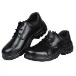 Karam Safety Shoes, FS05BL(SWSAPN), Size 3, Black Men ISI Marked Deluxe Workman Abawrf
