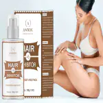 EIBHC Natural Hair Inhibitor Permanent Unwanted Hair Reduction Body Facial Hair For Man & Woman 100G