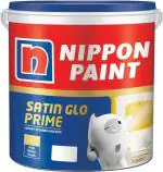 Nippon Paint Satin Glo Prime Interior White Emulsion Wall Paint (1 L)