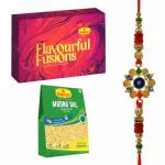 Haldiram's Nagpur Flavourful Fusions - Milk (500 gms), Moong Dal(200 gm) With Premium Rakhi