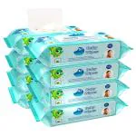 Glider Baby Wipes with Aloe Vera & Vitmain E Moisture Lock Flip-Top 100 pcs (Pack of 8)