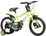 Junior Kid Green 16 Inches With Training Wheels Cycle
