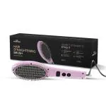 WINSTON Corded Hair Straightening Brush Adjustable Temperature Setting Ionic Technology Suitable for All Hair Types (42Watt Lavender)