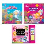 Purple Turtle Practice Writing Alphabet With Chalkbook with 2 Story Books combo | Colour Fairies