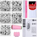 Royalkart Nail Art Kit For Women Nail Art Stamping Plate With Silicone Stamper For Nail art |