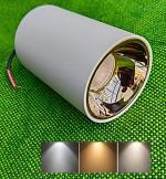 OTS Lights COB Cylinder Surface Light White Body (Rose Reflector) (8Watt) (3 in 1)