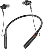 Cihlex Black Ch-27 Neckband With Metal Earbuds Bt 5.0 And Ipx5 Headset