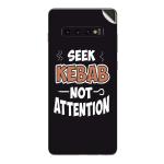 GADGETSWRAP Printed Vinyl Skin Sticker for Samsung Galaxy S10 - seek-kebabs