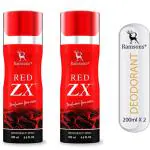Ramsons Red Zx Deodorant Spray 200ml each (Pack of 2)