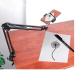 Tech Gear Video Stand Phone Holder for Streaming Cooking Art Sketch Craft Videos Tripod, Tripod Kit, Tripod Clamp, Tripod Bracket, Monopod, Monopod Kit (Gooseneck Mobile Holder, Supports Up to 1200 g)