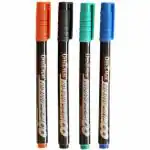 SONI OFFICE MATE CD MARKER (Set of 10, Black,Blue,Red,Green)