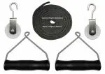 TYCOON PHYSIO SOLUTIONS Shoulder Pulley Set with white rings for Frozen Shoulder Exercise (Black) easy to use physiotherapy exerciser