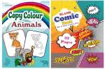 Askprints Combo of Blank Comic Book (32 pages) & Jumbo Sized colour Animals book (28 Pages) Best Gift to Children for Drawing, Coloring [Paperback] Askprints
