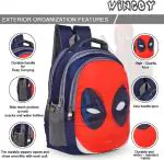 Wincey Large 35 L Backpack DeadPool HD Casual Backpack |School Bag 35L| College Bag Backpack | Navy Blue
