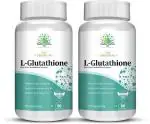 Healthy Nutrition -Just for the Health of it -Just for the Health of it L Glutathione Capsule Ayurvedic and Gluten Free for Glowing Skin - 90 Capsule (pack of 2)