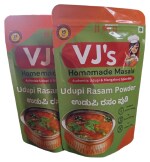 VJS HOMEMADE MASALA - Udupi Rasam Masala Powder 400 grams (Pack of 2, Each 200gm), Zip Lock Pack
